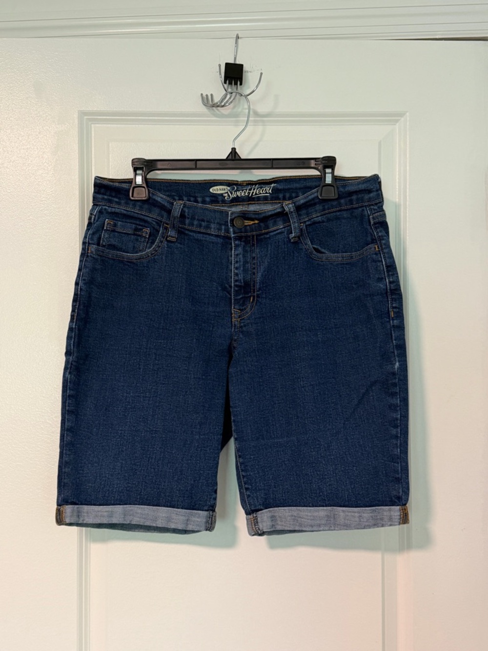 Old Navy SweetHeart Dark Blue Denim Shorts